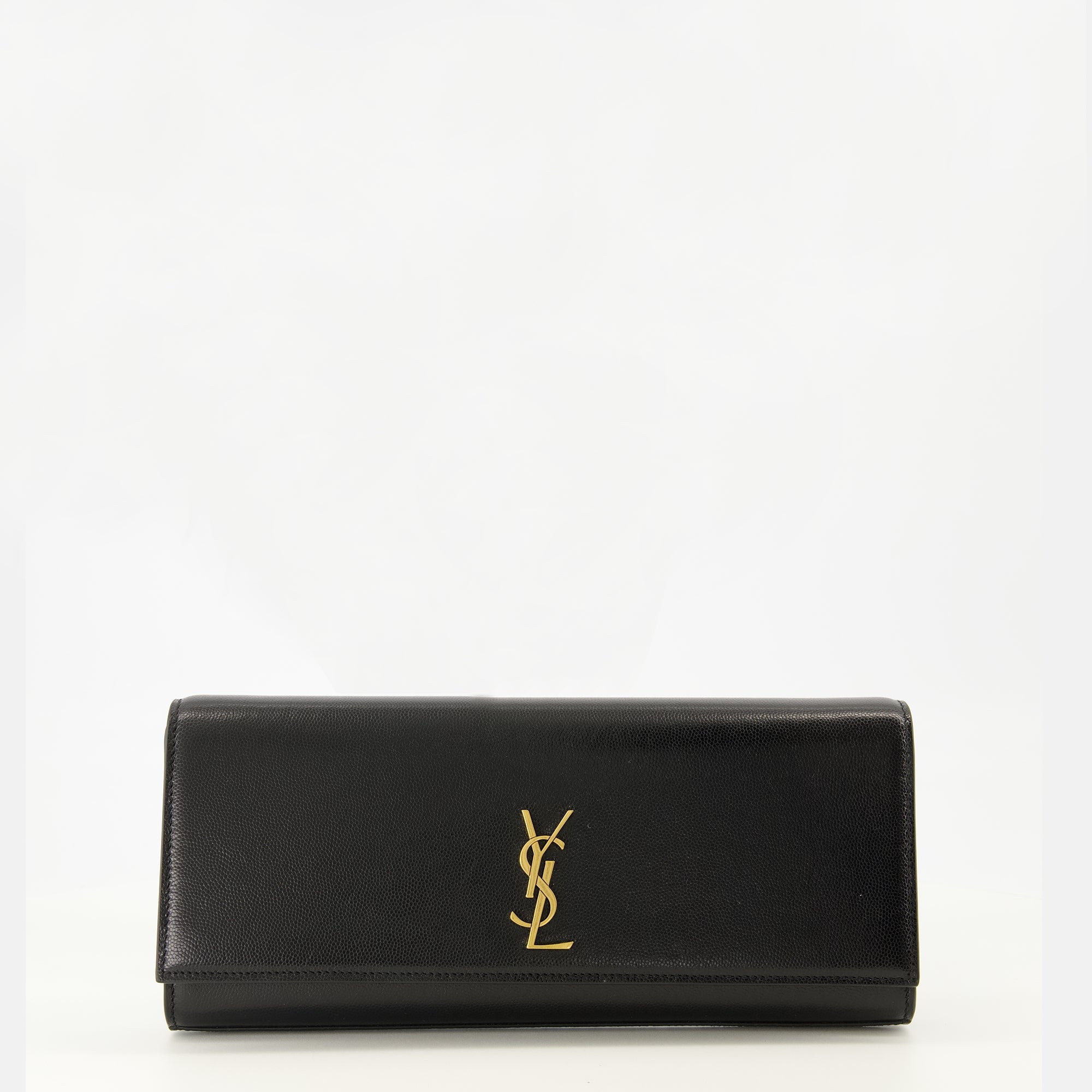 Image de l'article Pochette Kate Clutch noir de la marque Saint Laurent pour Femme - Saison Printemps-Été 2026 - Vue de Face