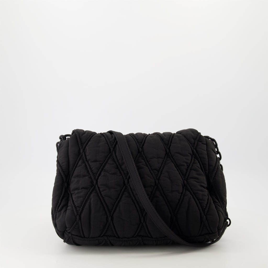 Sacs à main et épaule Sac Charm-D en nylon matelassé Diesel Noir Femme
