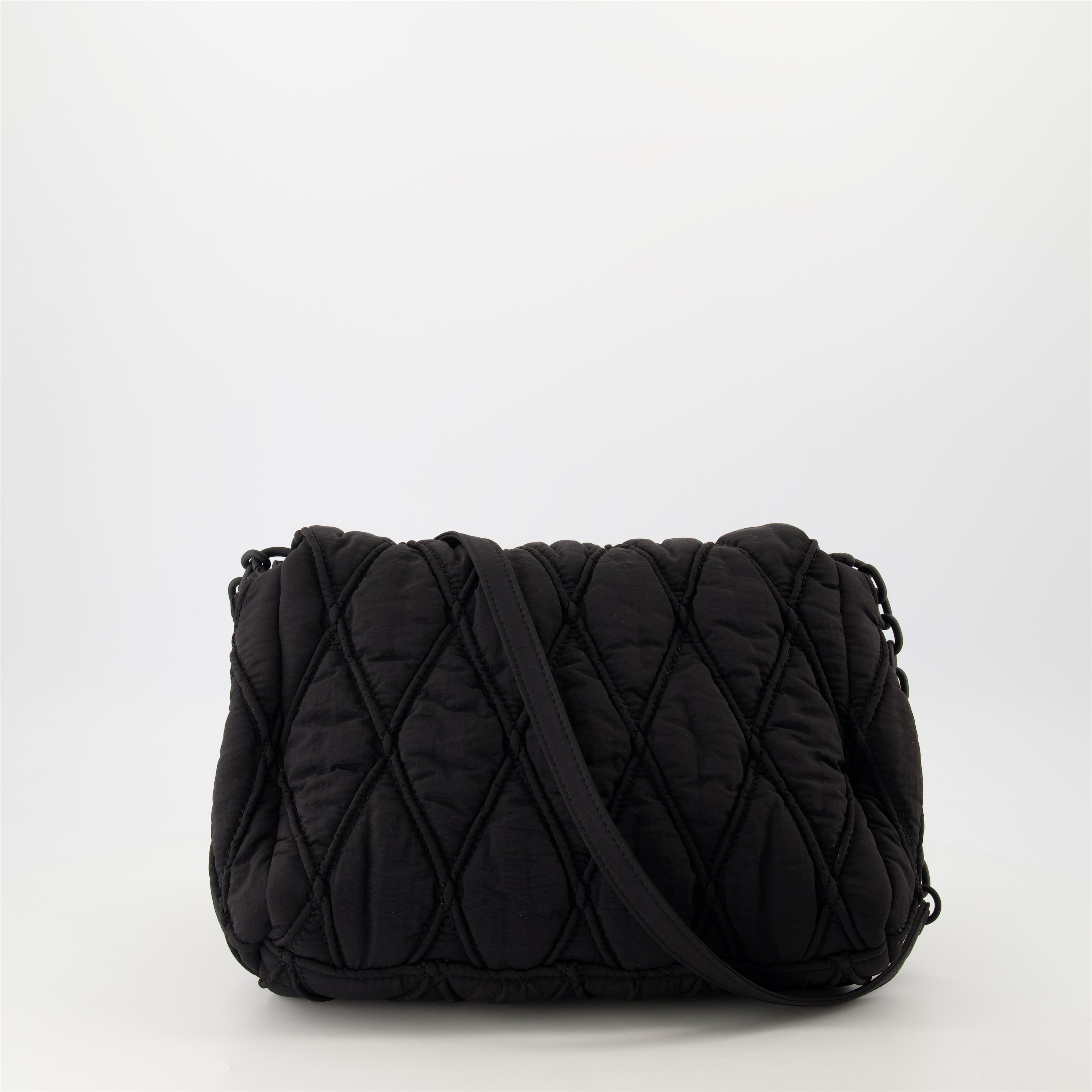 Sacs à main et épaule Sac Charm-D en nylon matelassé Diesel Noir Femme