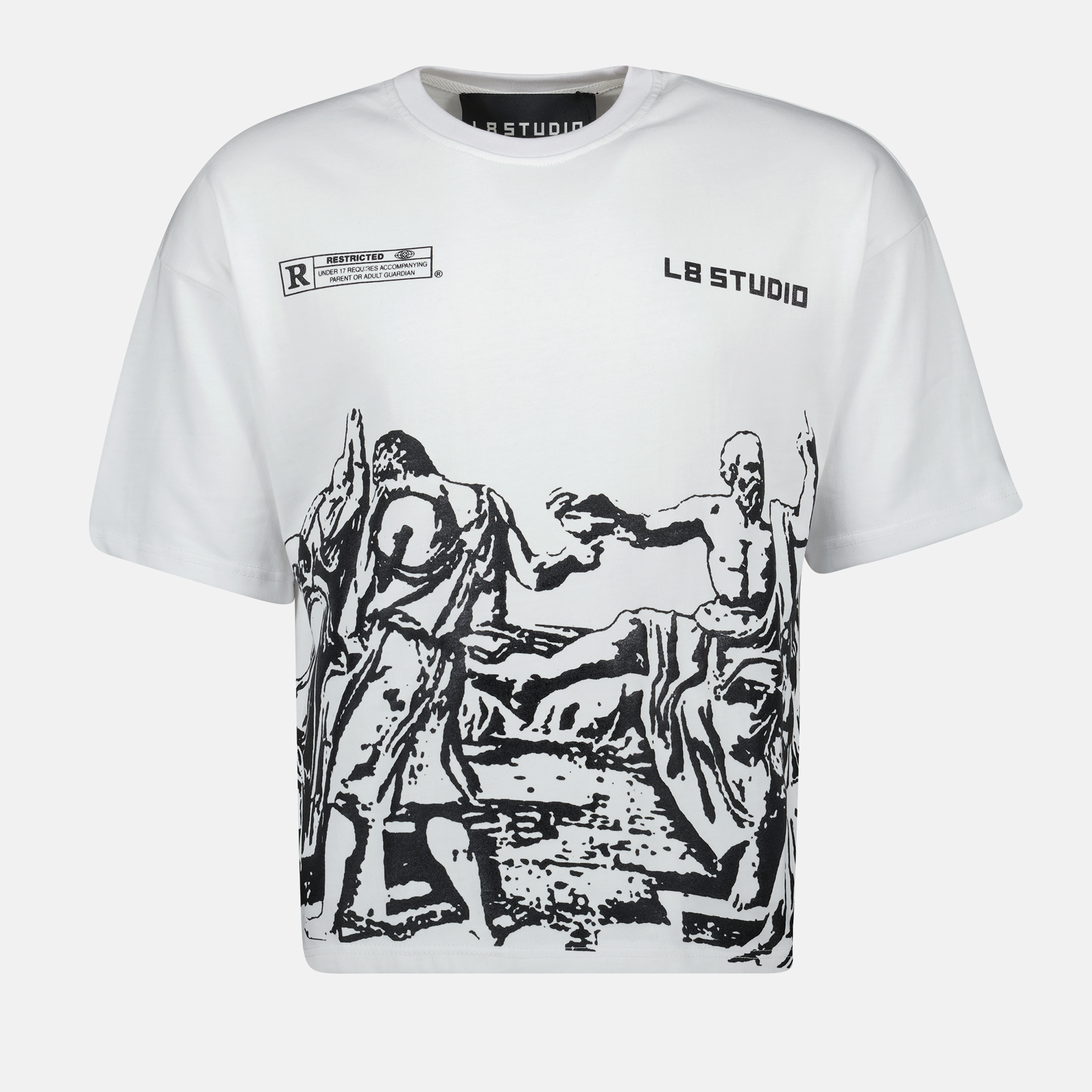 T-shirts T-shirt Socrate L8 Studio Blanc Homme