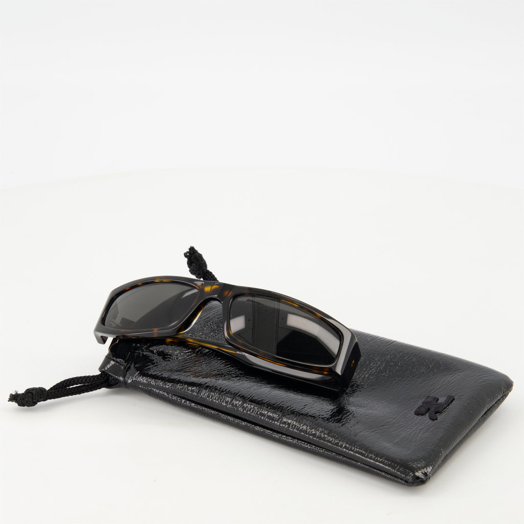 Brillen Technische Sonnenbrille Courrèges Braun Homme