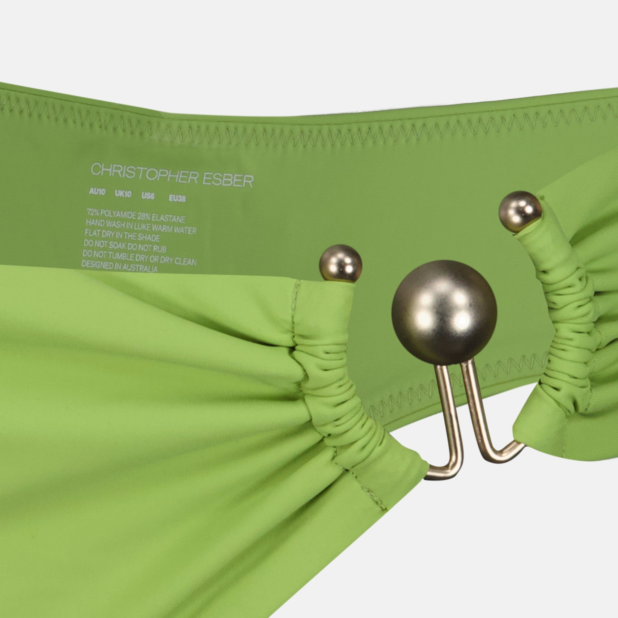 Image de l'article Bas de maillot Orbit Side de la marque Christopher Esber pour Femme - Saison Printemps-Été 2026 - Vue détaillée_1