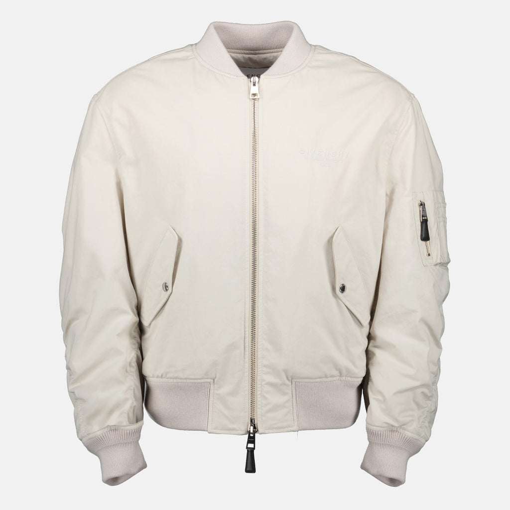 Vestes Bomber in Cotone Givenchy Blanc Homme