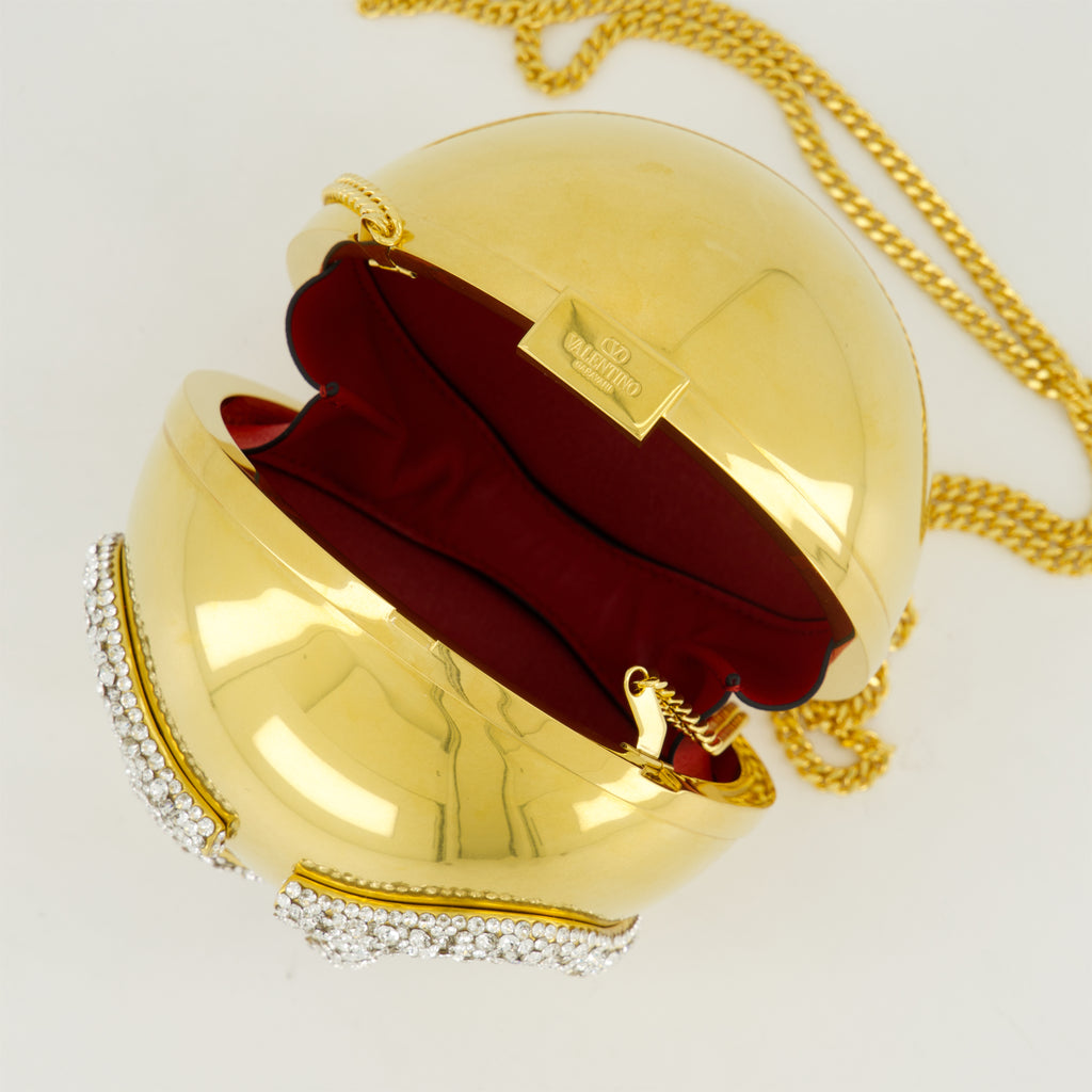 Handtaschen und schultertaschen Minaudière VLogo doré Valentino Garavani Gold Femme