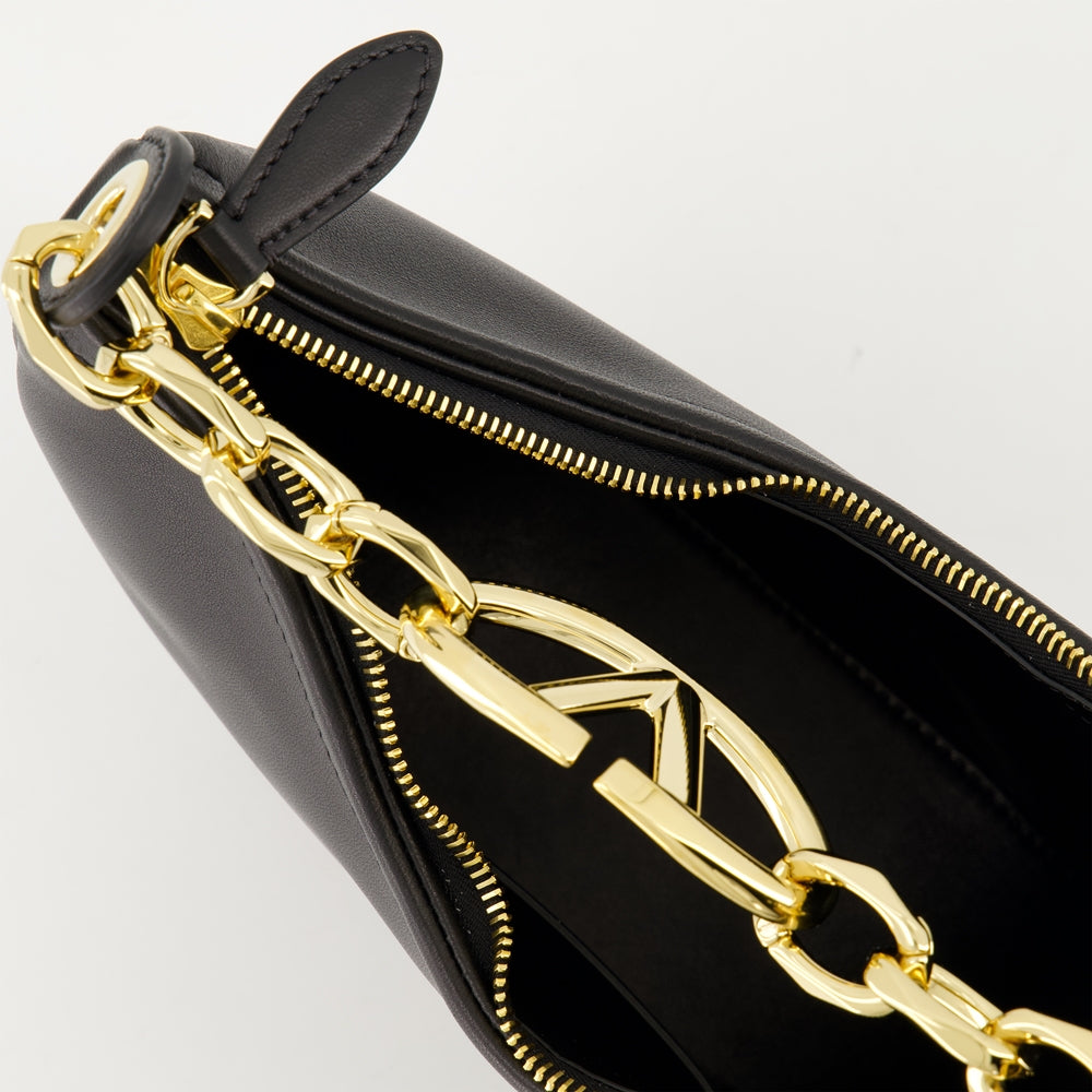 Bolsos bandolera Bolso Hobo VLogo Moon Valentino Garavani Negro Mujeres