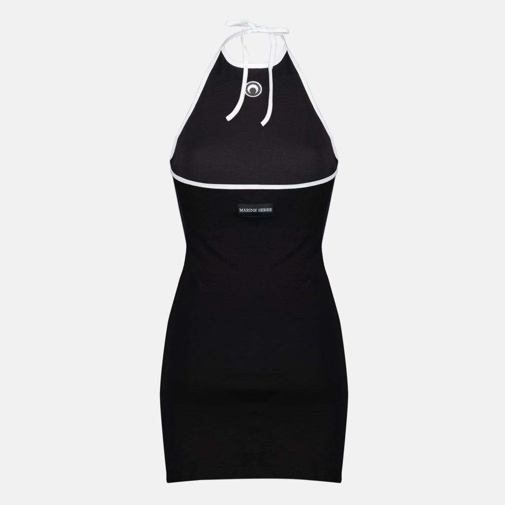 Robes Robe courte Moon dos nu noir Marine Serre Noir Femme