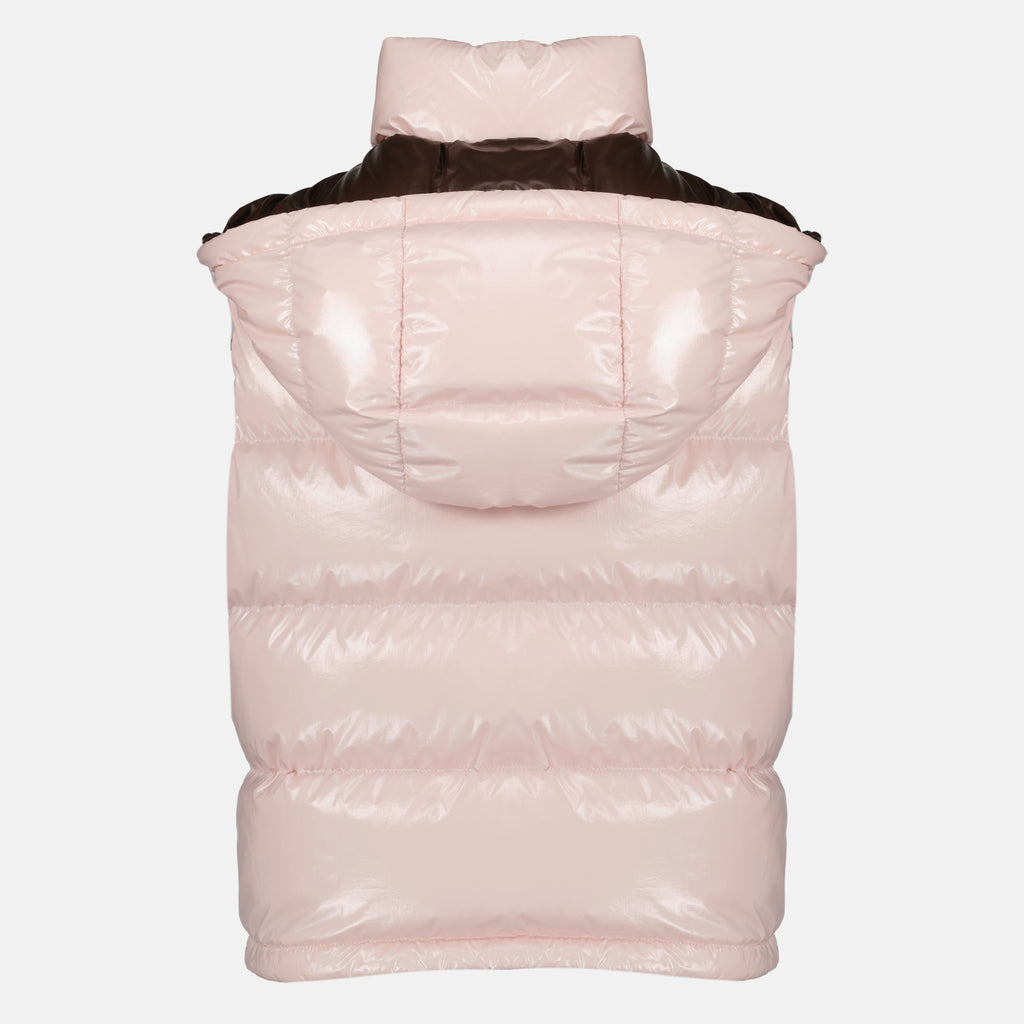 Vestes Niverolle Pink Sleeveless Down Jacket Moncler Rose Femme