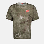 T-shirts T-shirt imprimé T-Boxt-R12 Diesel Kaki Homme