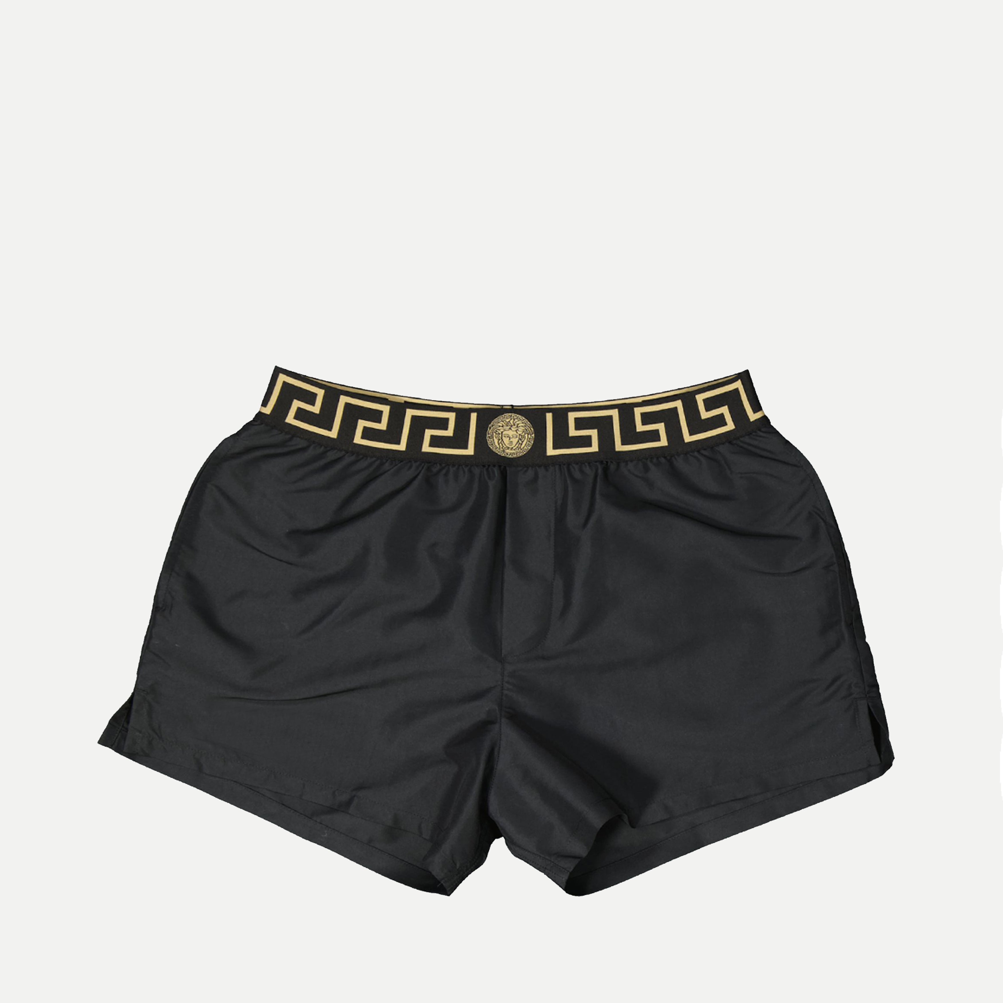 Beachwear Greca Swim Shorts Versace Black Homme