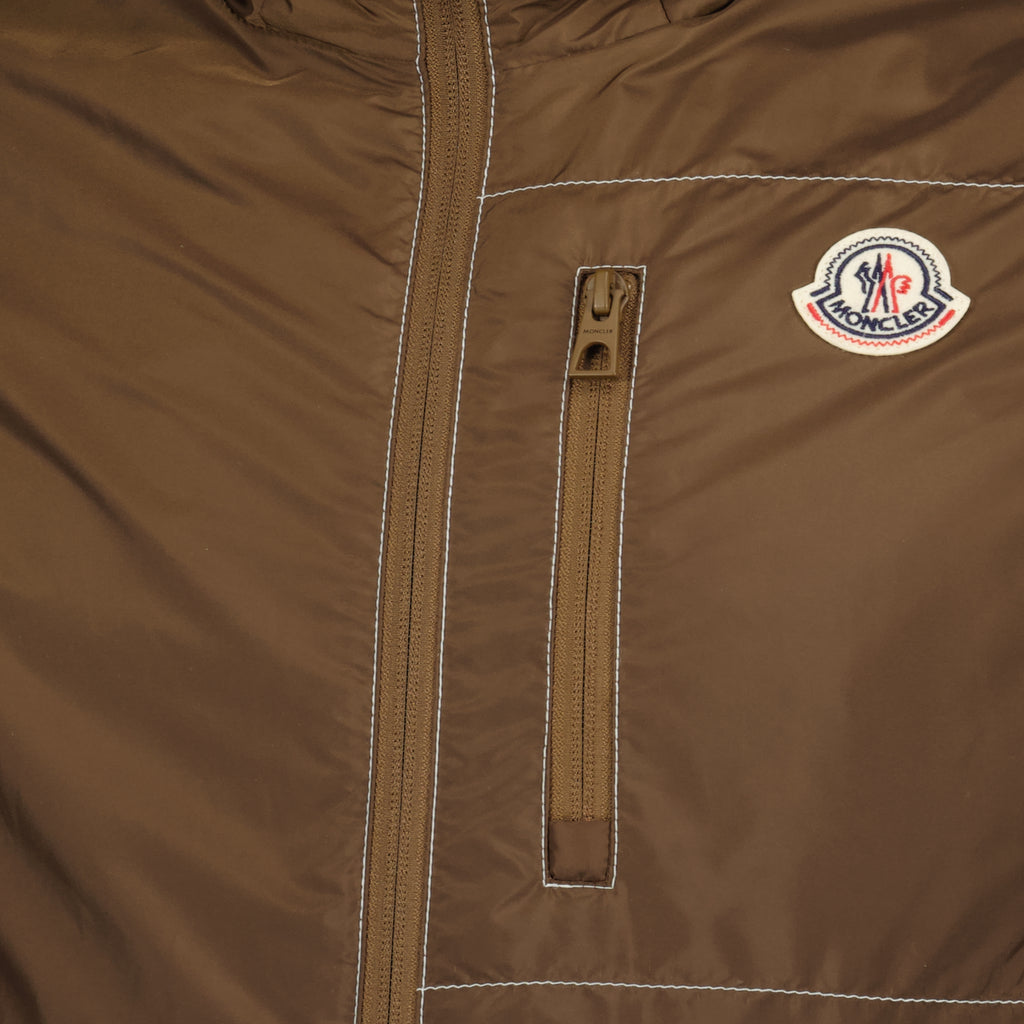 Vestes Gilet imperméable Ansiei marron Moncler Marron Homme