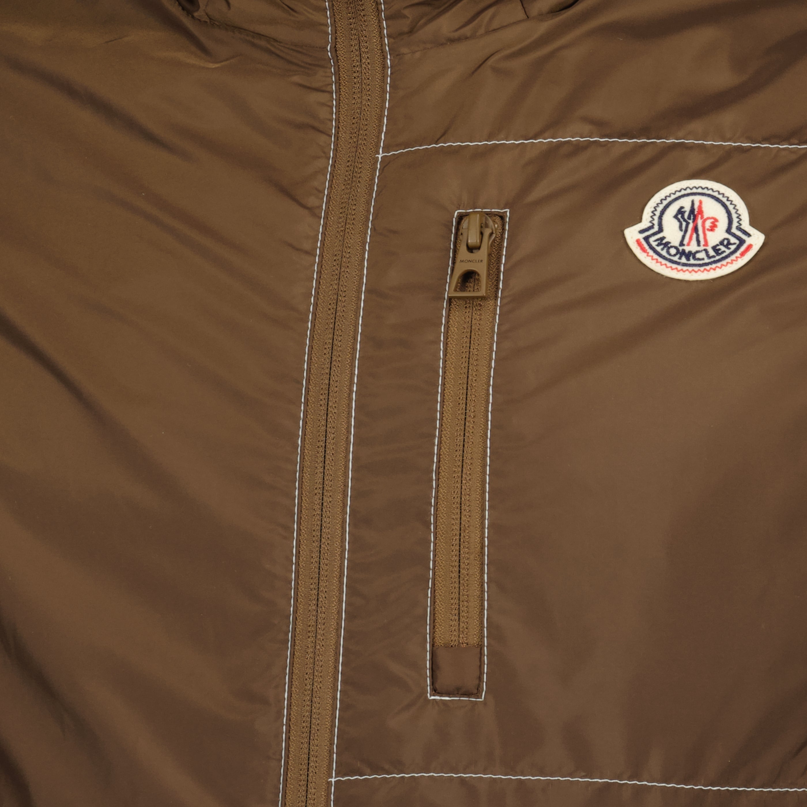 Vestes Gilet imperméable Ansiei marron Moncler Marron Homme