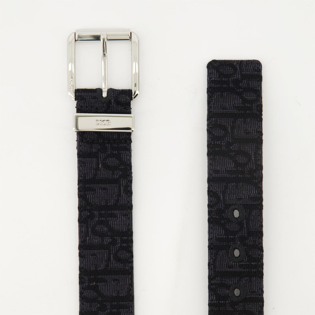 Belts Oblique Belt Dior Black Homme