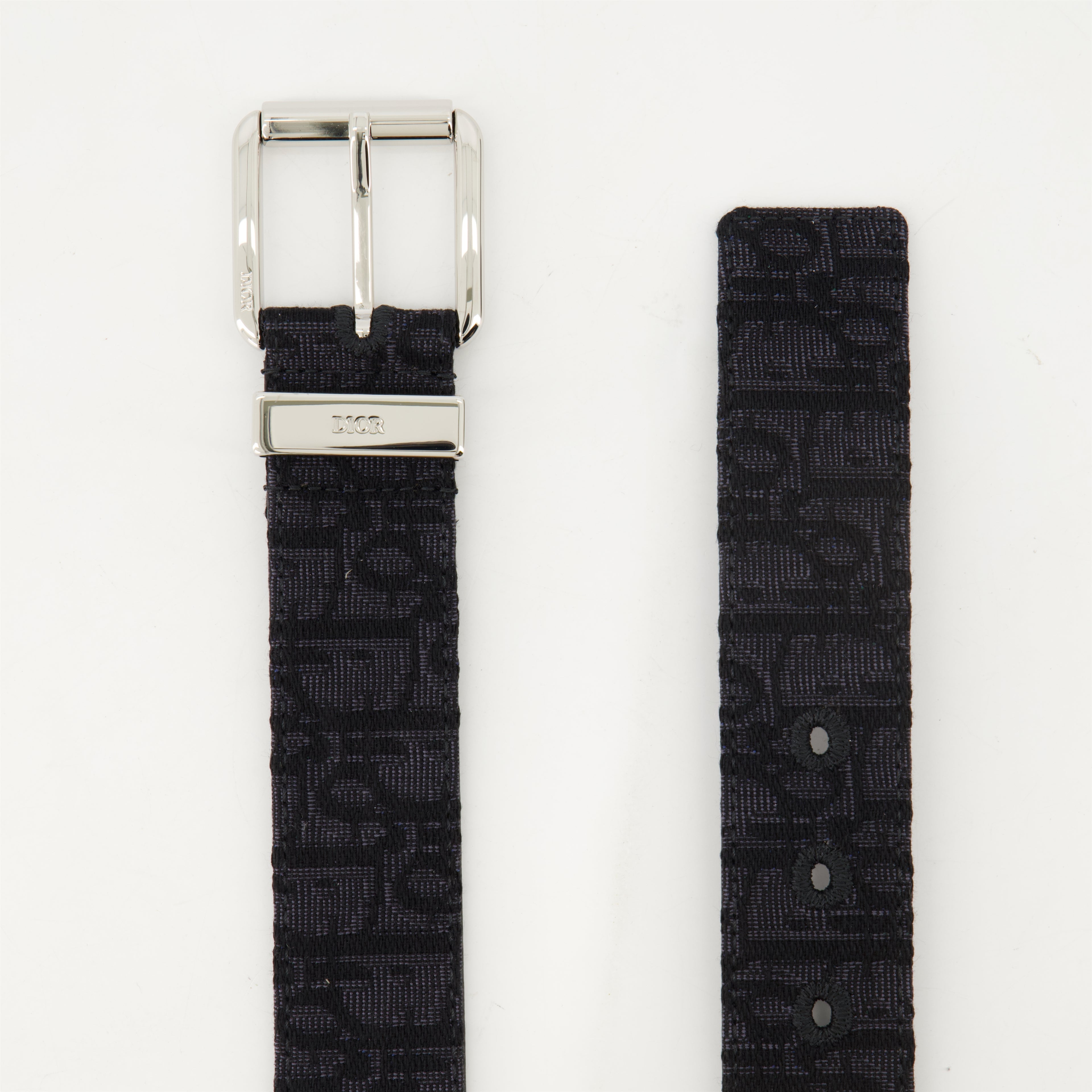 Belts Oblique Belt Dior Black Homme