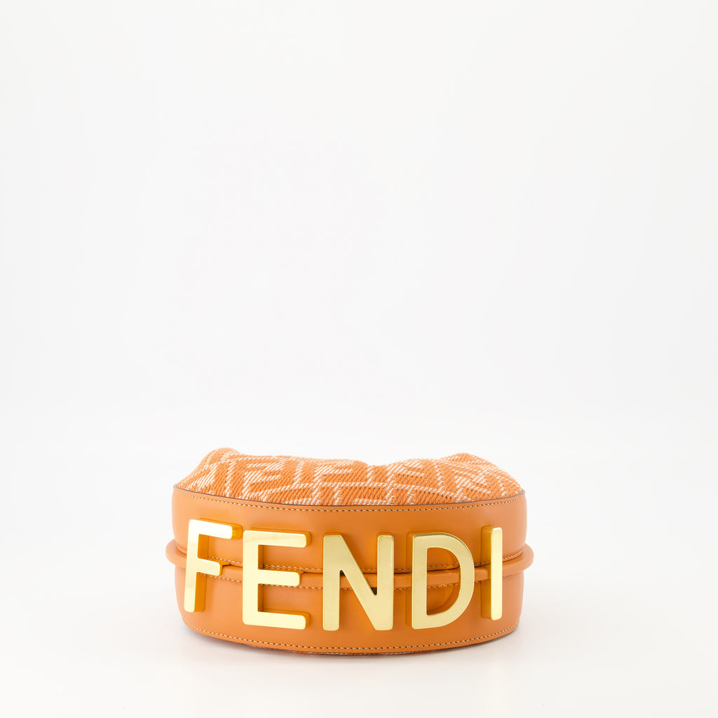 Handbags and shoulder bags Fendigraphy Mini Bag Fendi Orange Femme