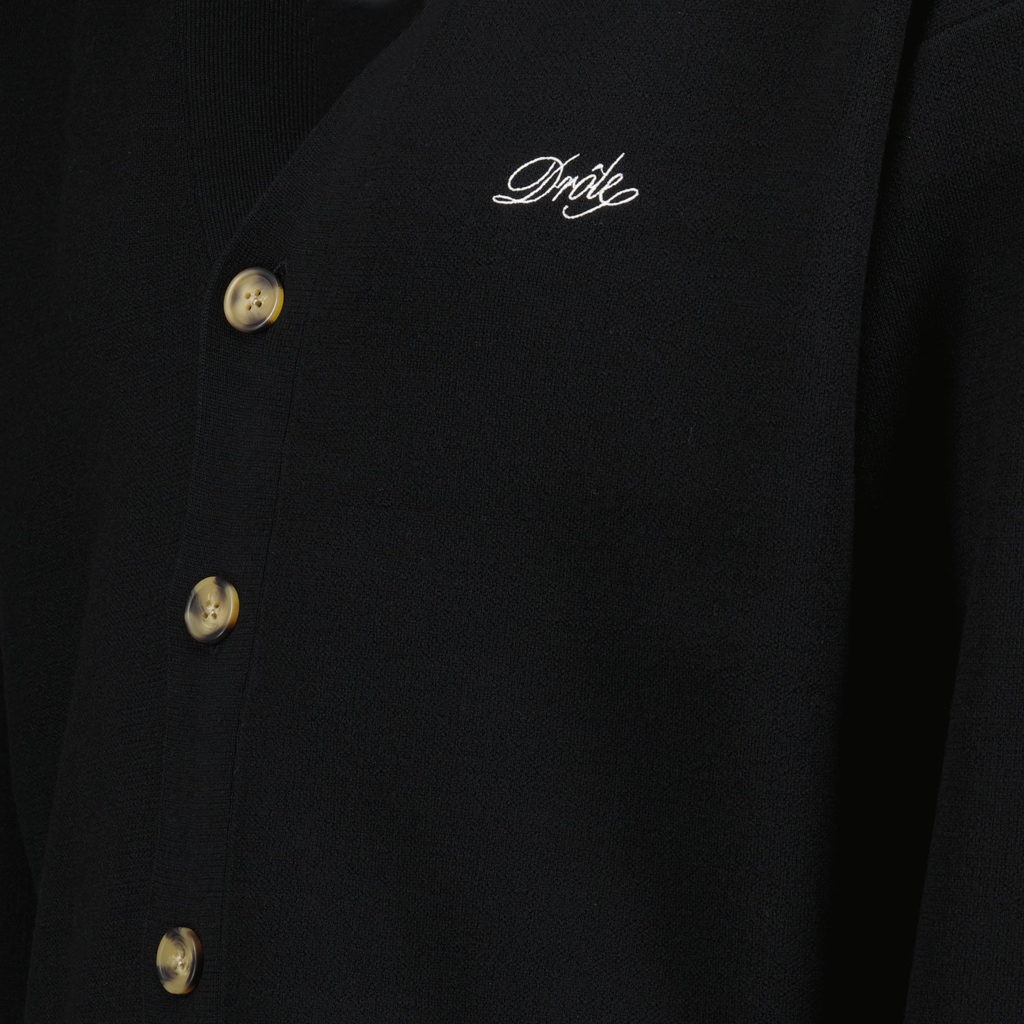 Maglieria Cardigan Divertente Drole De Monsieur Nero Homme