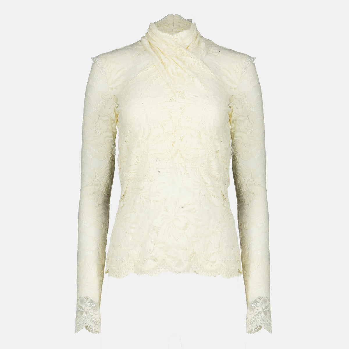 Tops Top en dentelle beige Rabanne Beige Femme