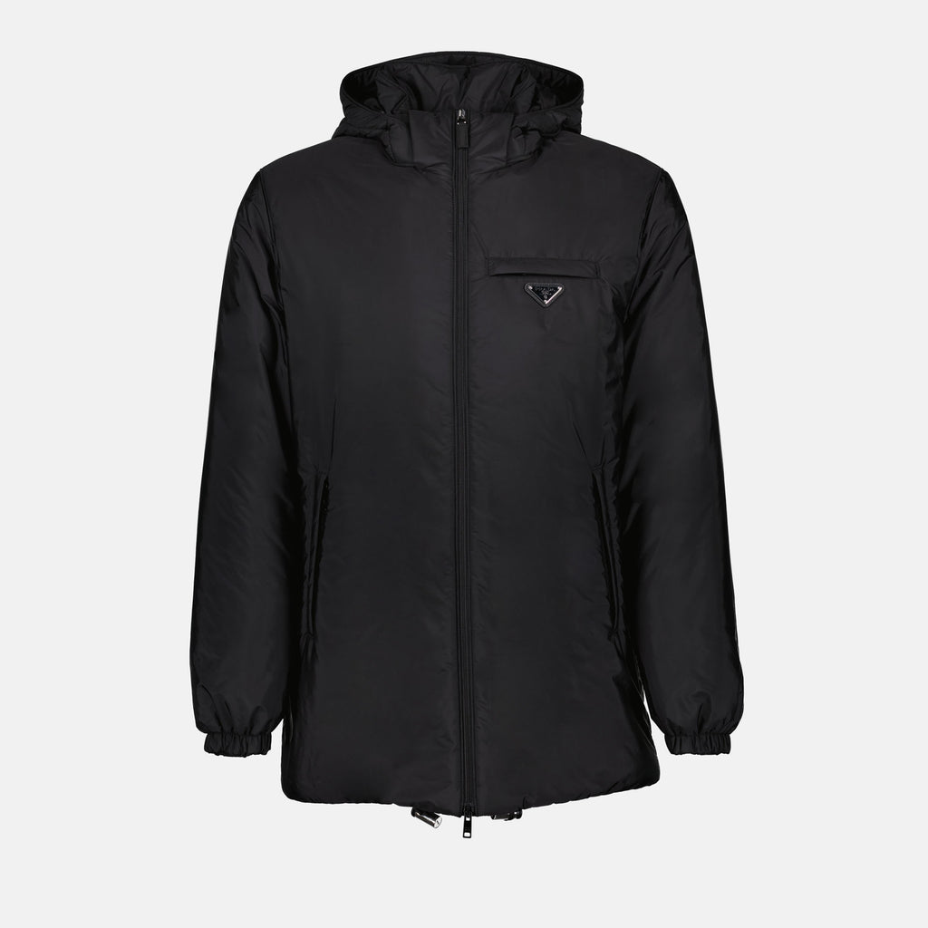Coats Re-Nylon Jacket Prada Black Homme