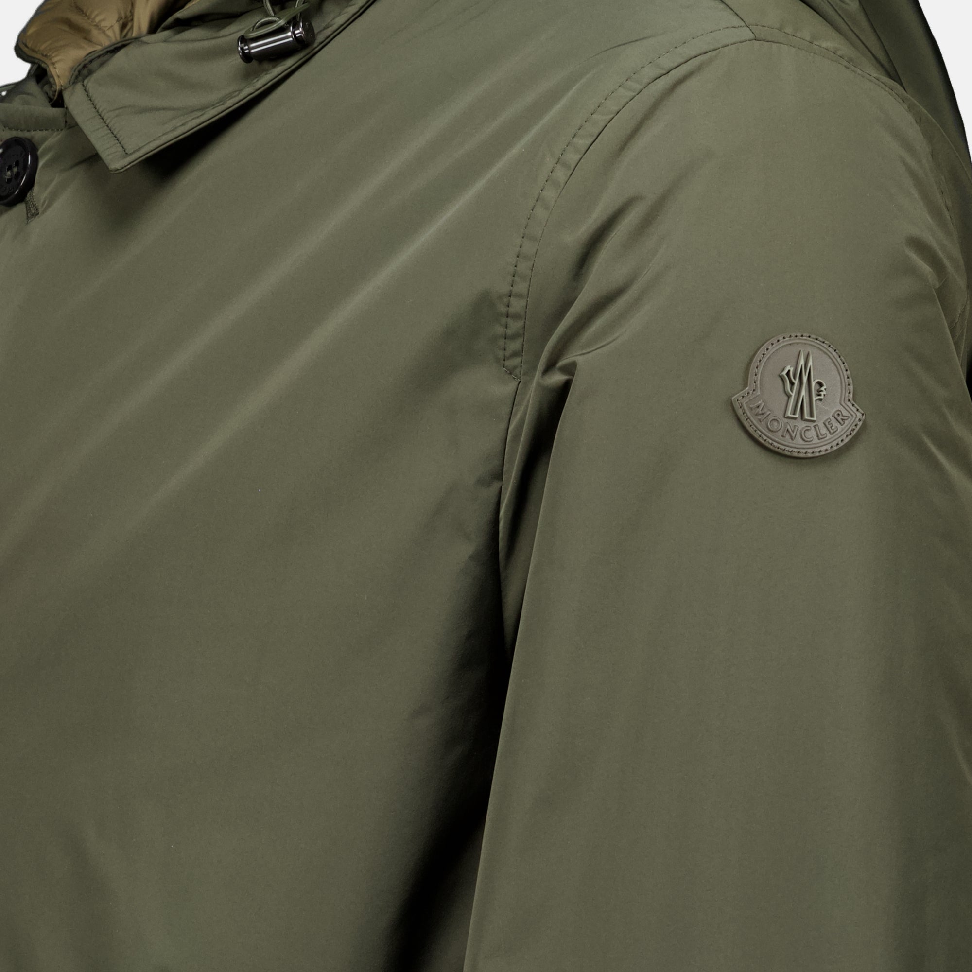 Manteaux Parka Acolchada Evrine en Caqui Moncler Kaki Homme