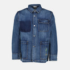 Vestes Veste en jean CD muguet Dior Bleu Homme