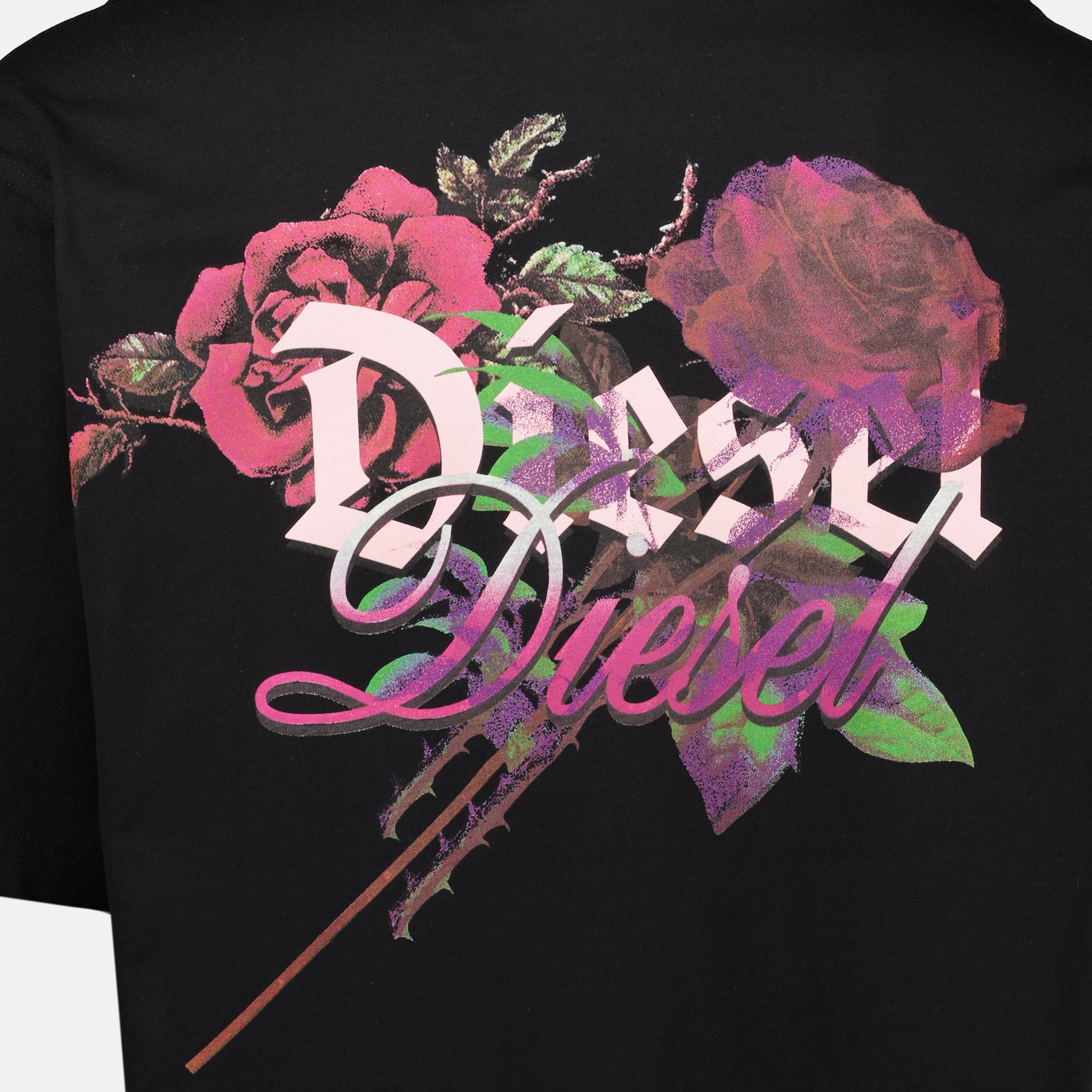 Image de l'article T-shirt T-boggy noir de la marque Diesel pour Homme - Saison Printemps-Été 2026 - Vue détaillée_2