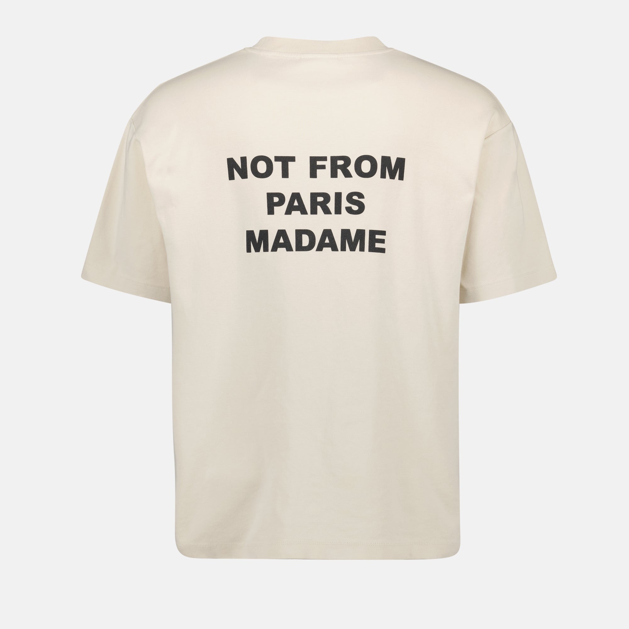 T-Shirts Beiges Slogan T-Shirt Drole De Monsieur Beige Herren
