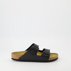 Open shoes Arizona Sandals Birkenstock Black Homme