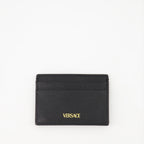 Small leather goods Medusa Biggie Leather Card Holder Versace Black Homme