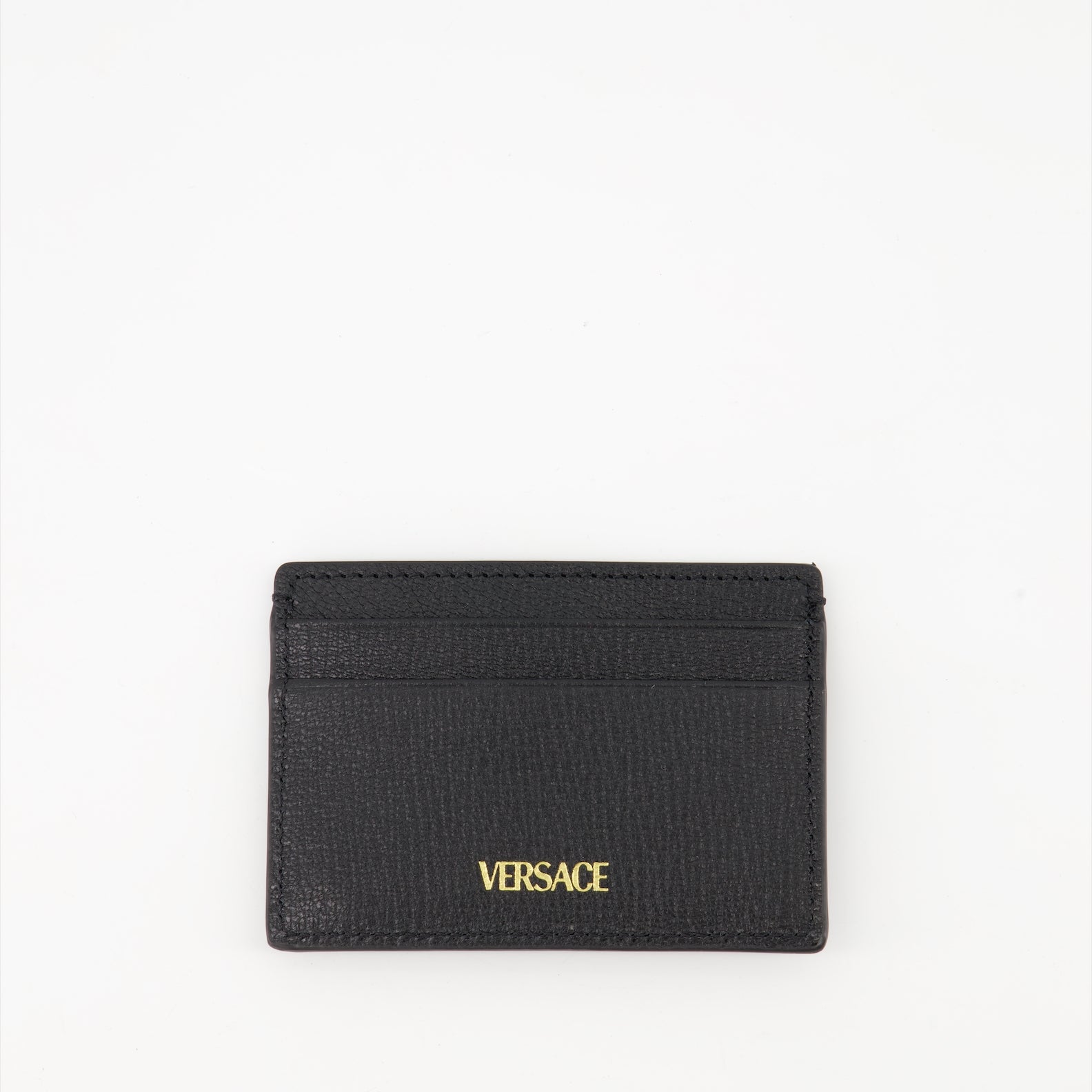 Small leather goods Medusa Biggie Leather Card Holder Versace Black Homme