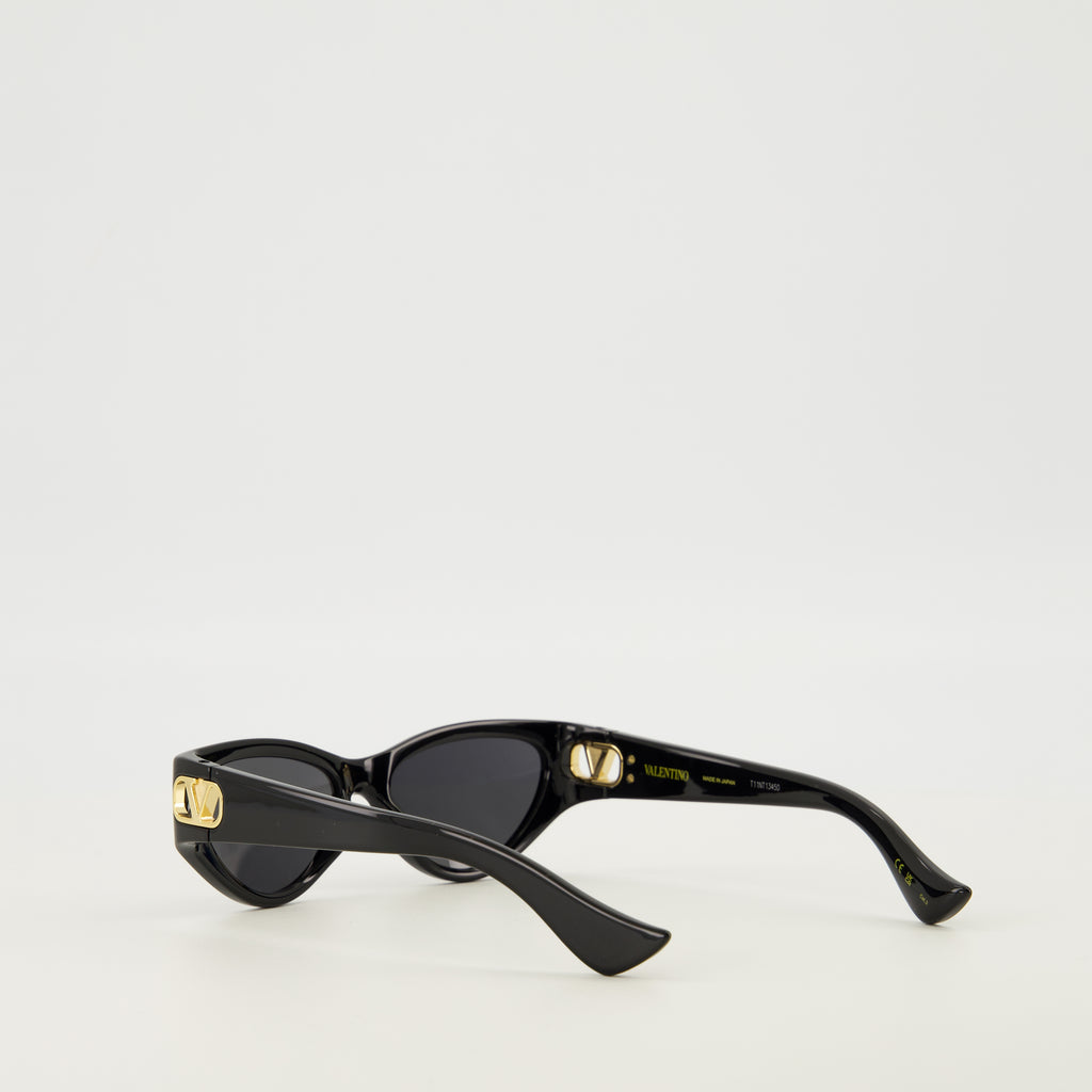 Lunettes 검은 고양이눈 안경 (아세테이트) Valentino Garavani Noir Femme