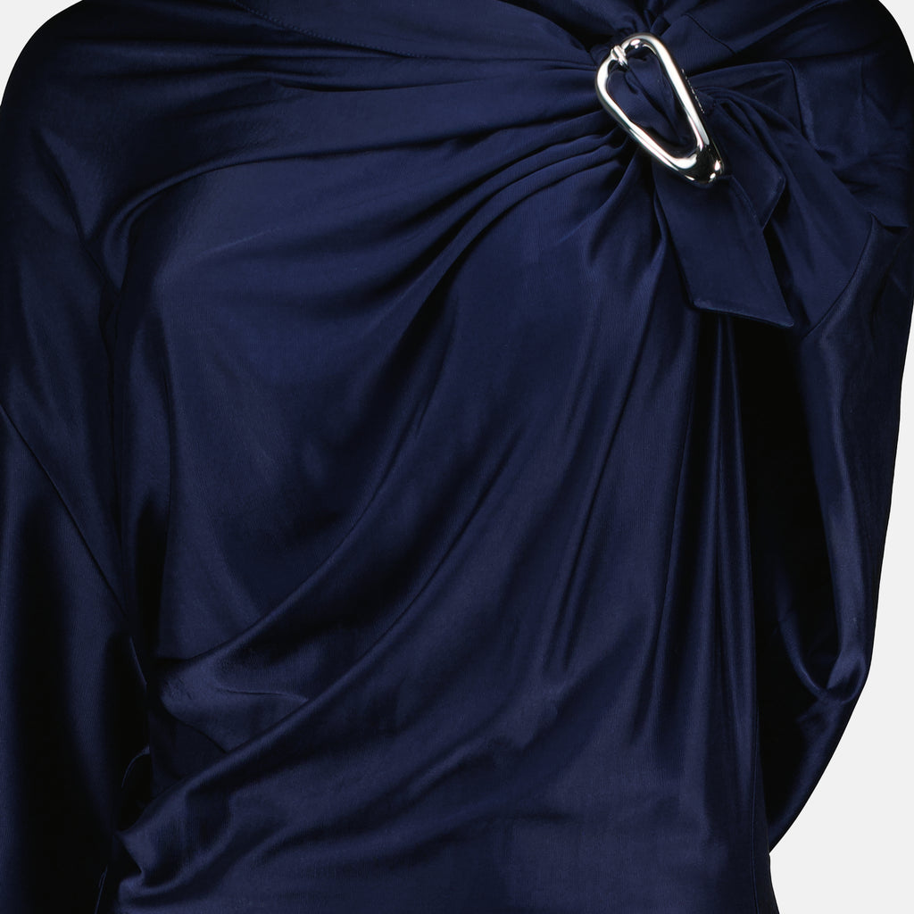 Robes Robe asymétrique Rabanne Bleu foncé Femme