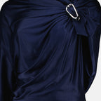 Abiti Abito Asimmetrico Rabanne Blu scuro Femme