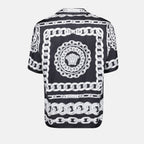 Shirts Medusa Chains Shirt Versace Black Homme