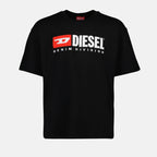 Polos T-shirt T-Boxt-Div Diesel Noir Homme