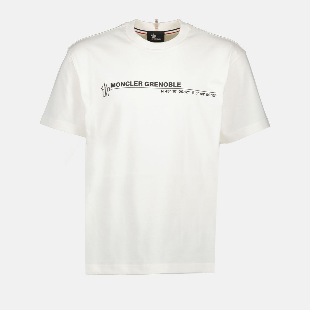 T-shirts T-shirt imprimé Moncler Grenoble White Homme