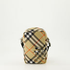 Sacs bandoulière Pochette à carreaux Burberry Beige Homme