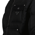 Manteaux Doudoune en Re-Nylon Prada Noir Homme