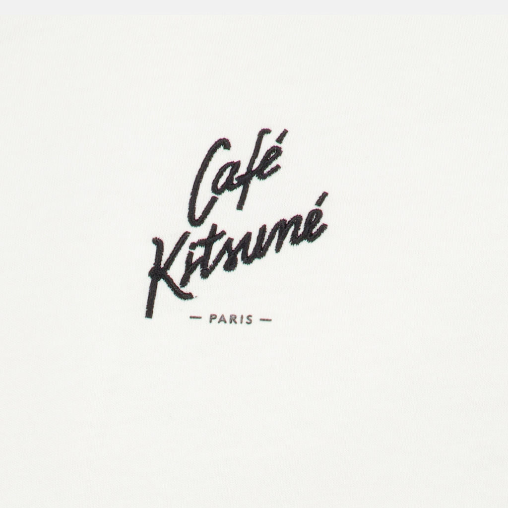 T-shirts 화이트 자수 티셔츠 Maison Kitsune Blanc Homme