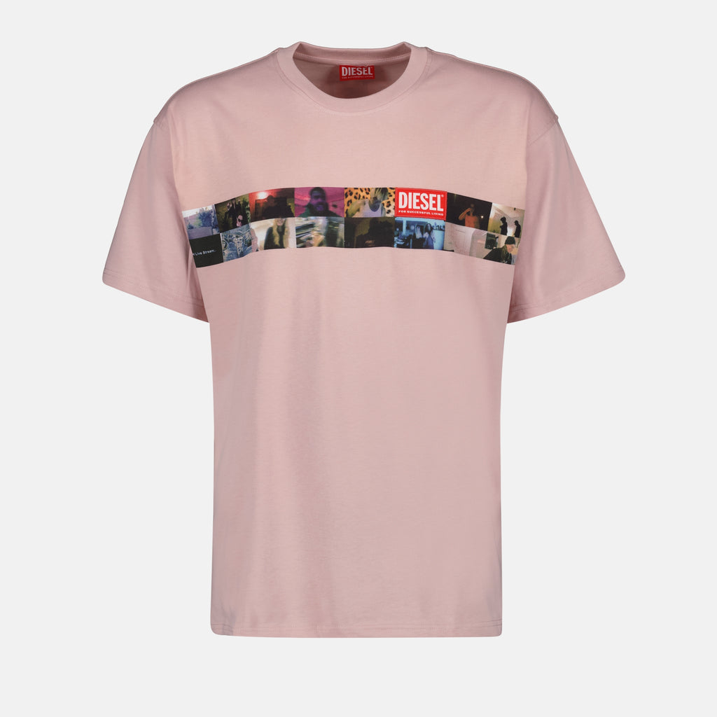 T-Shirts T-Boxty T-Shirt Diesel Rosa Homme