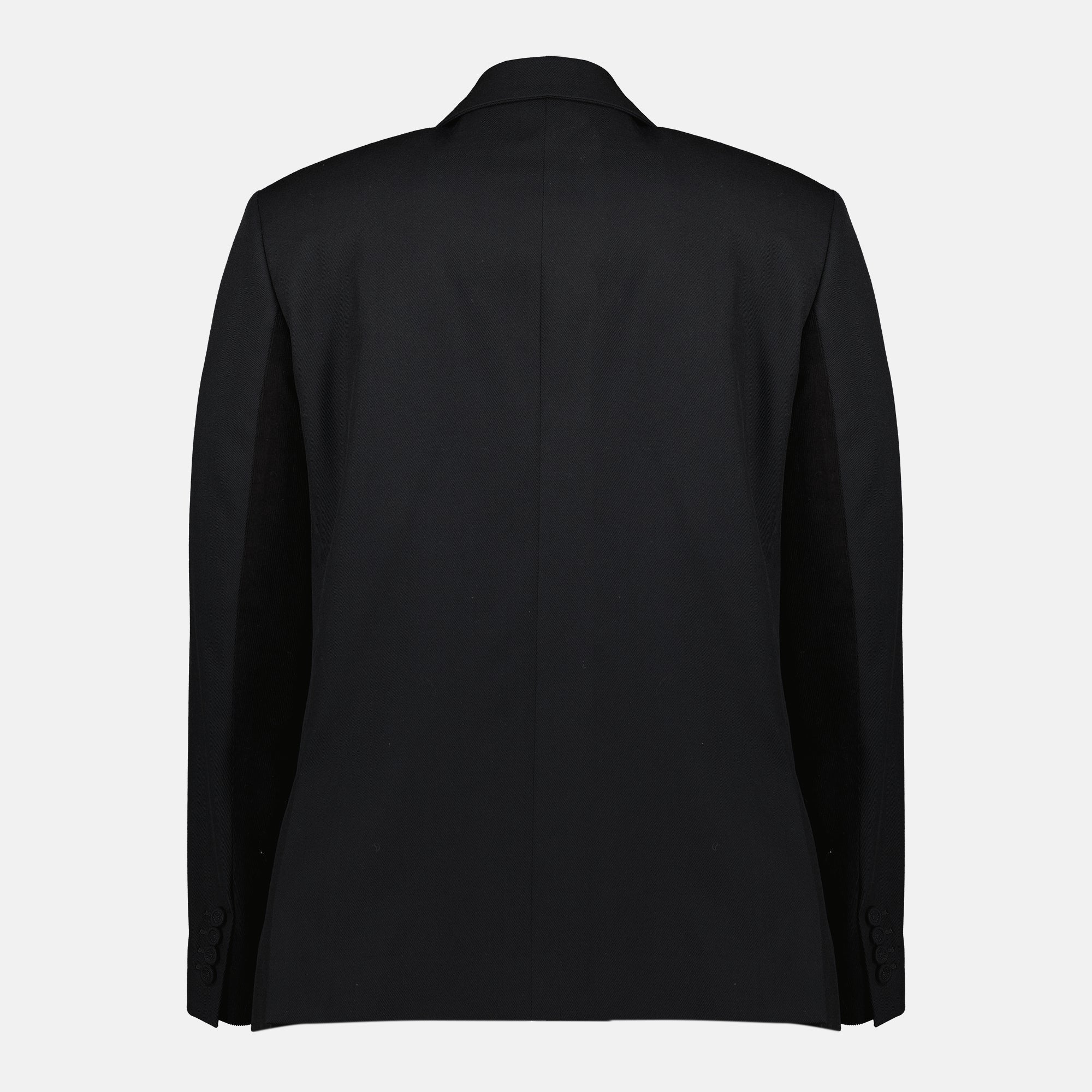 Image de l'article Blazer noir en laine de la marque Dior pour Homme - Saison Automne-Hiver 2025 - Vue de Dos