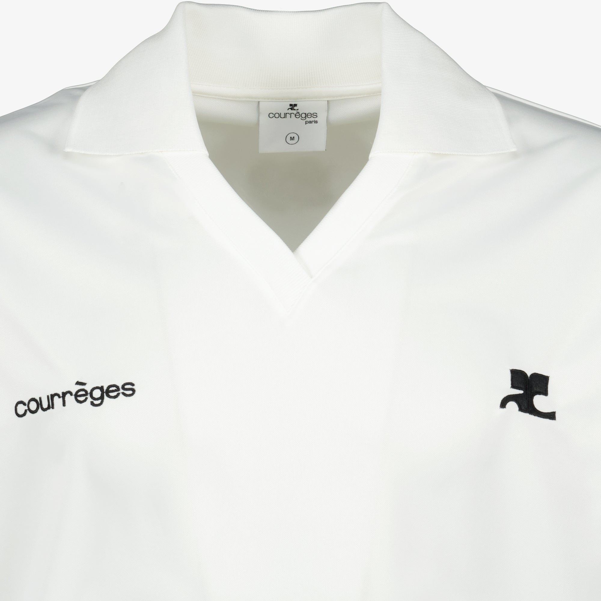 Bild des weißen AC-Sport-T-Shirts von Courrèges für Herren - Frühjahr-Sommer 2026 - Detaillierte Ansicht_1