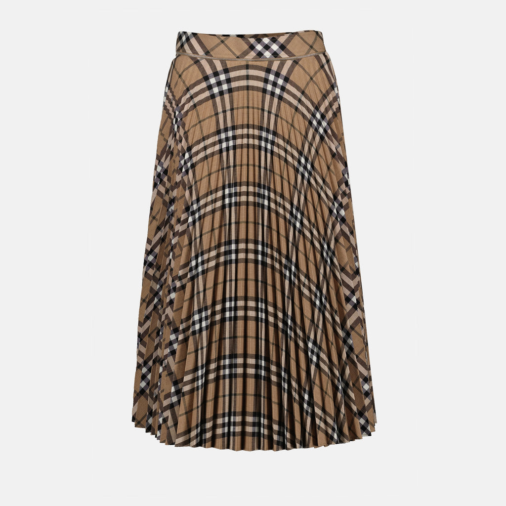 Skirts Checked Skirt Burberry Beige Femme