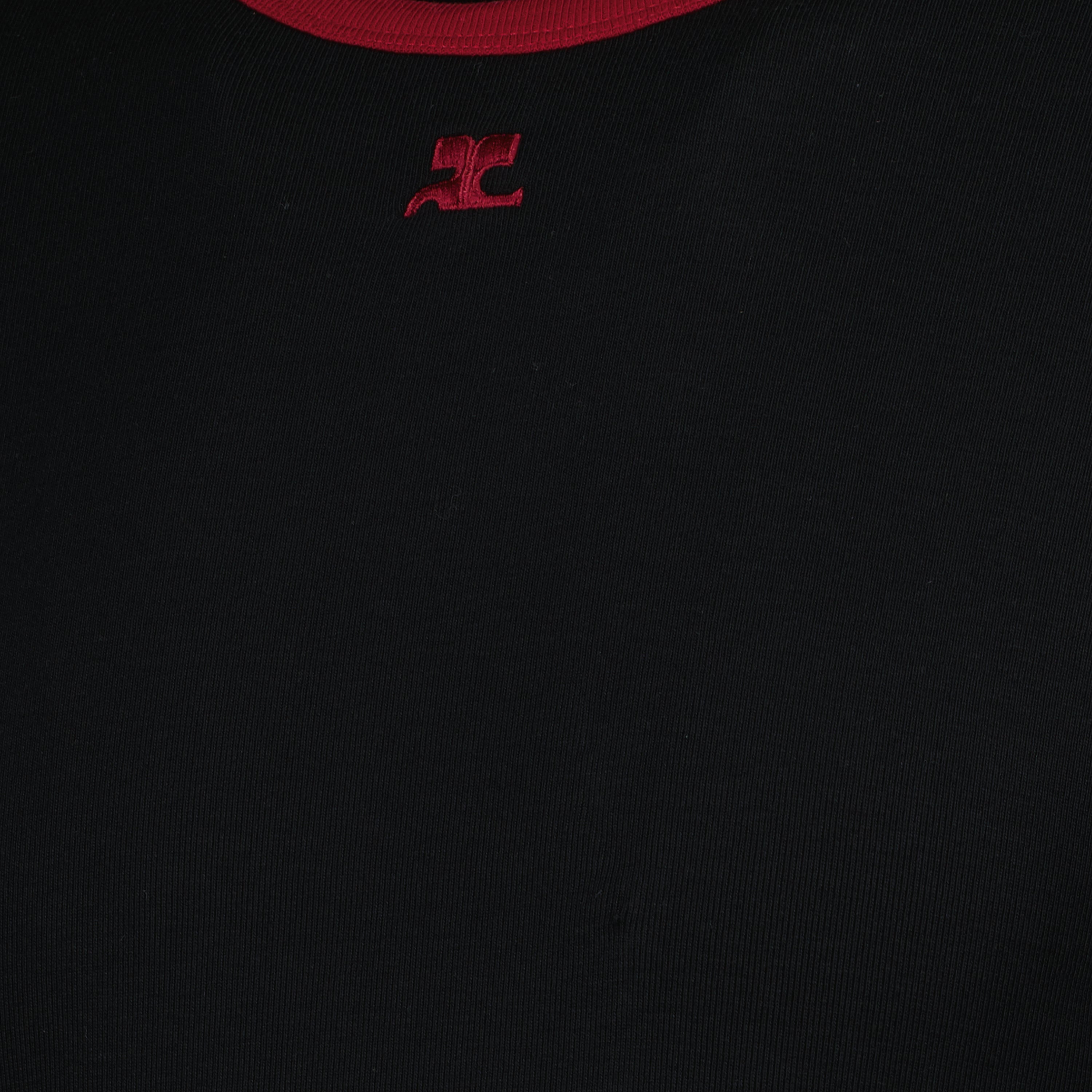 T-shirts Signature T-shirt Courrèges Black Homme