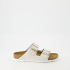 오픈 슈즈 회색 아리조나 샌들 Birkenstock 하얀색 Femme
