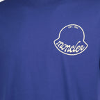 T-Shirts Logo T-Shirt Moncler Dunkelblau Herren