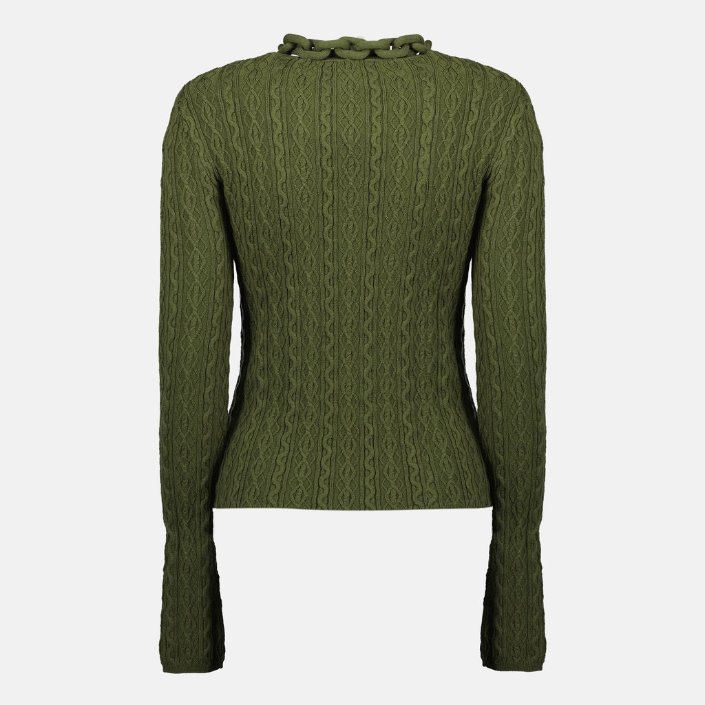 Bild des Chain Pullovers von Rabanne für Damen - Herbst-Winter 2025 - Detailansicht 2