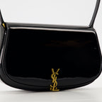 Handtaschen und schultertaschen Mini Sac Voltaire en cuir verni Saint Laurent Schwarz Femme