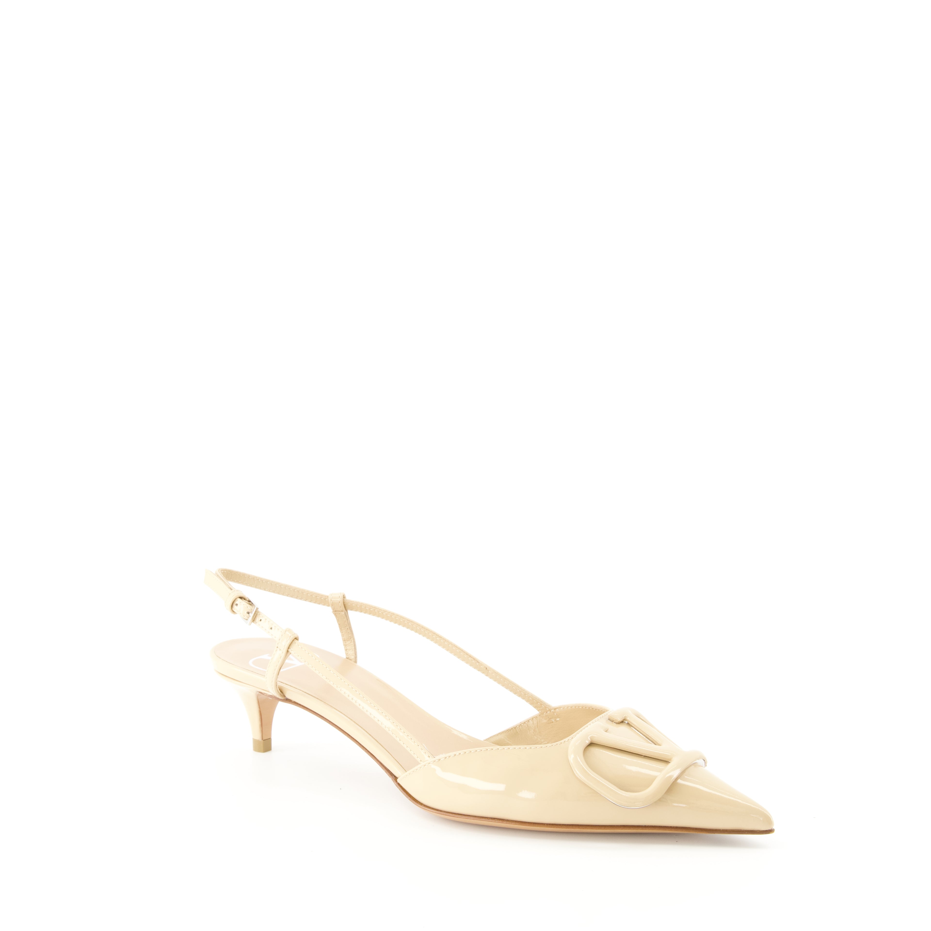 Pumps VLogo Absatzschuhe Valentino Garavani Beige Femme