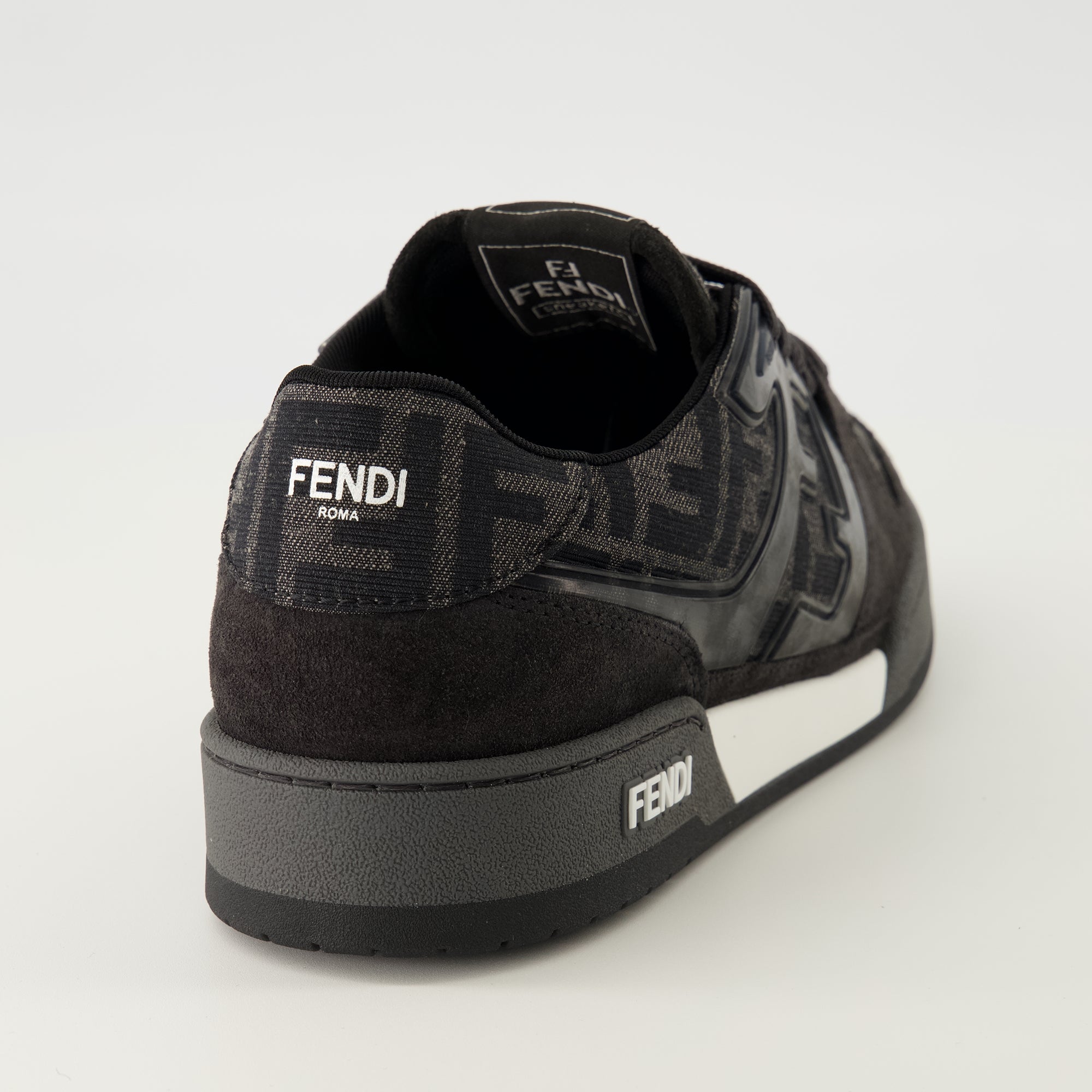 Image of the Fendi Match sneakers by Fendi for Men - Fall-Winter 2025 - Back view