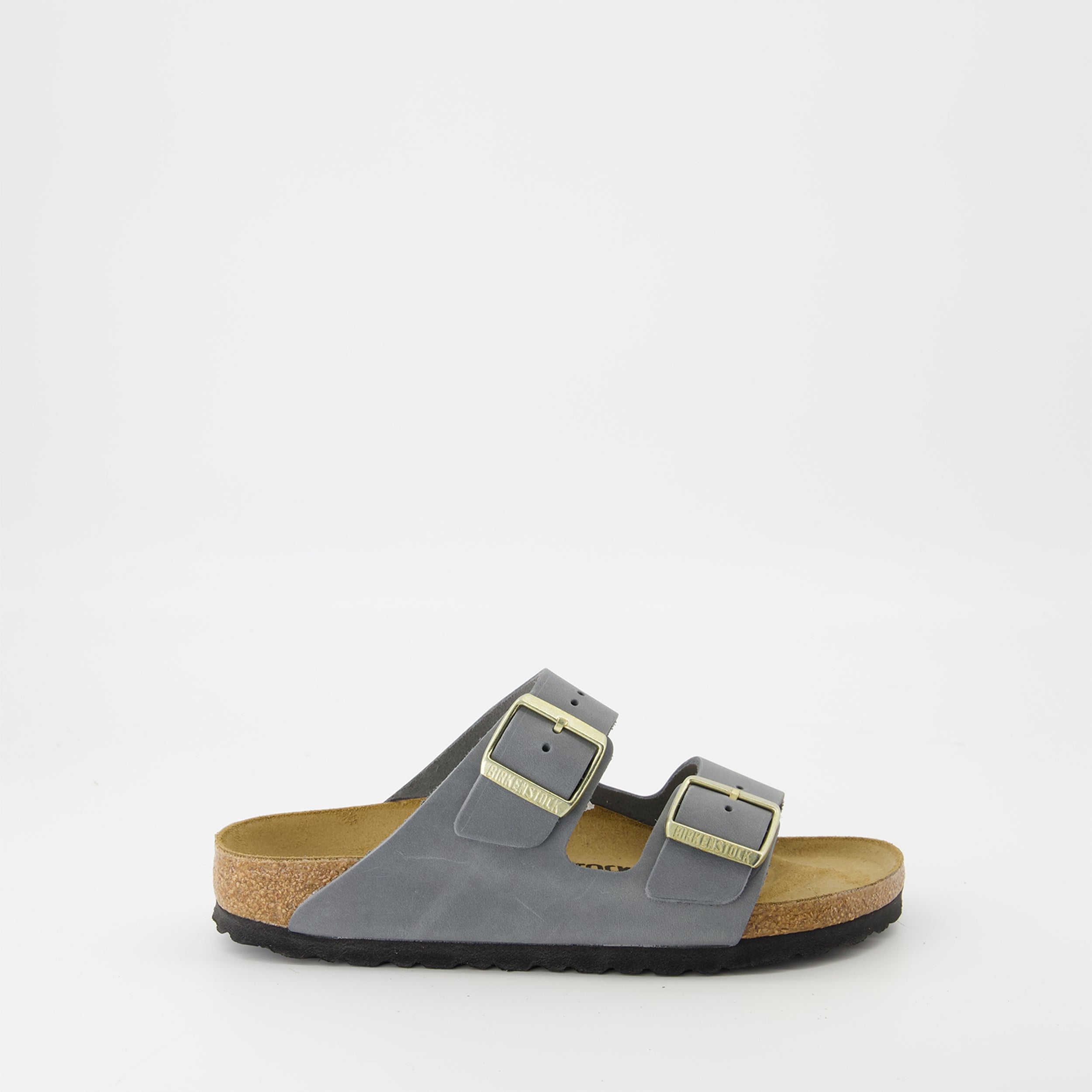 Chaussures ouvertes Sandales Arizona Birkenstock Gris Femme
