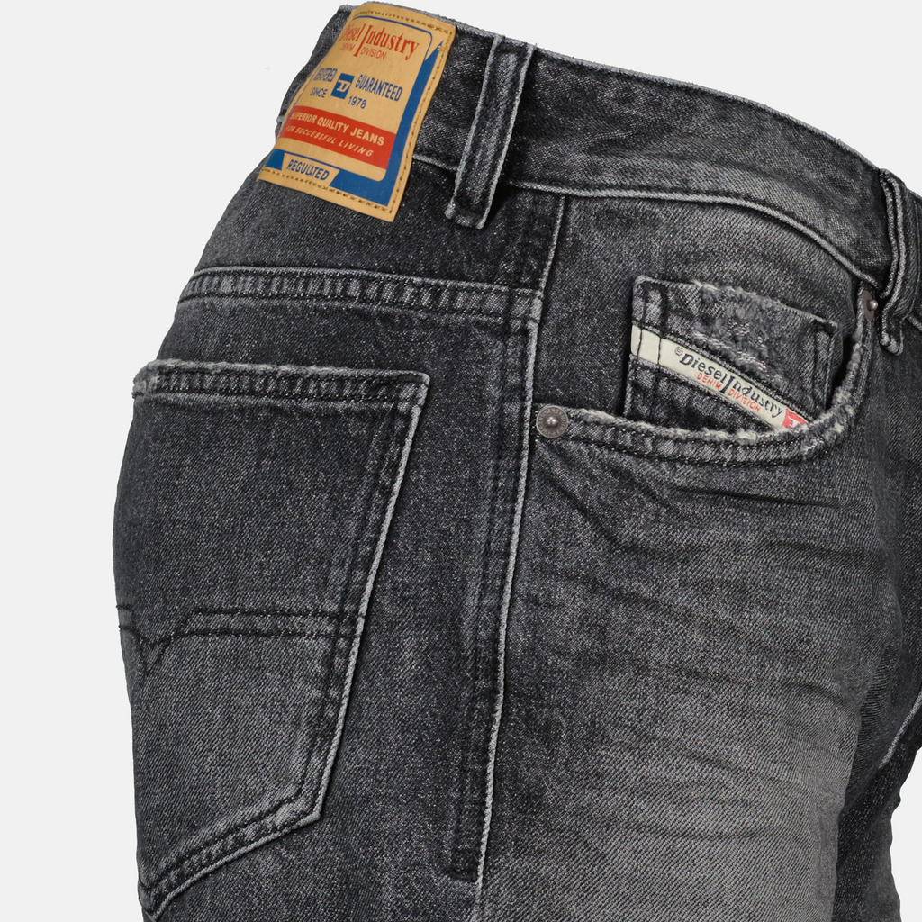 Shorts Short en jean D-fin Diesel Black Homme